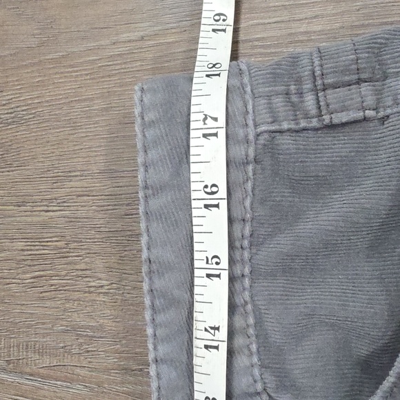 Calvin Klein Jeans Corduroy Women's Size 14 Grey Stretch Bootcut - Picture 4 of 8
